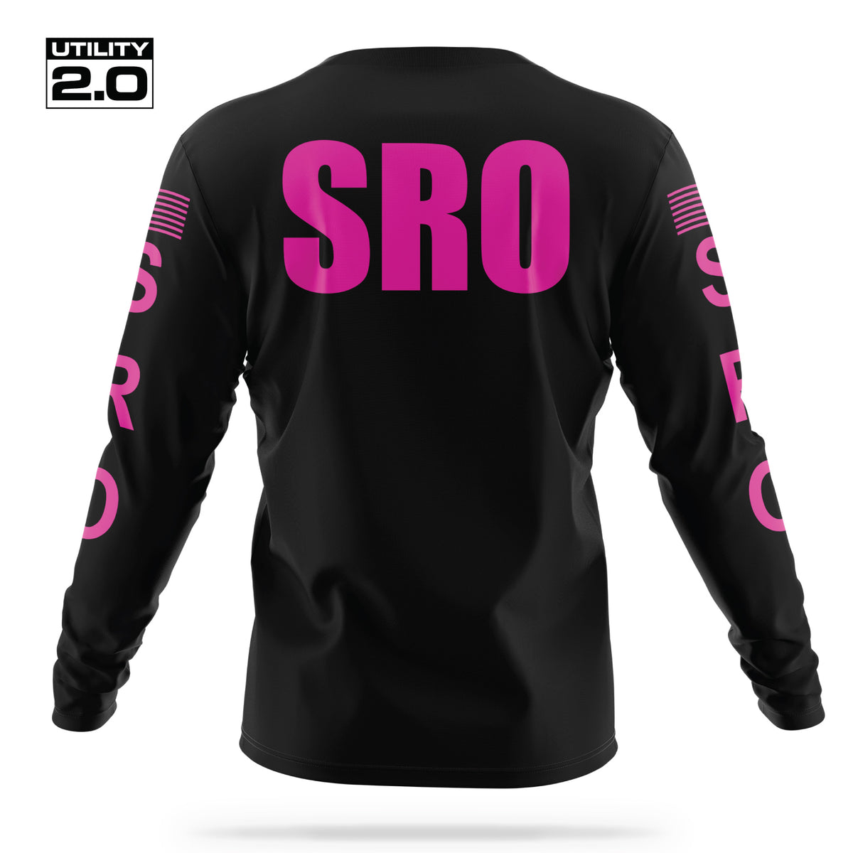 [SRO] Men's Utility 2.0 Long Sleeve [BLK/PNK]-13 Fifty Apparel