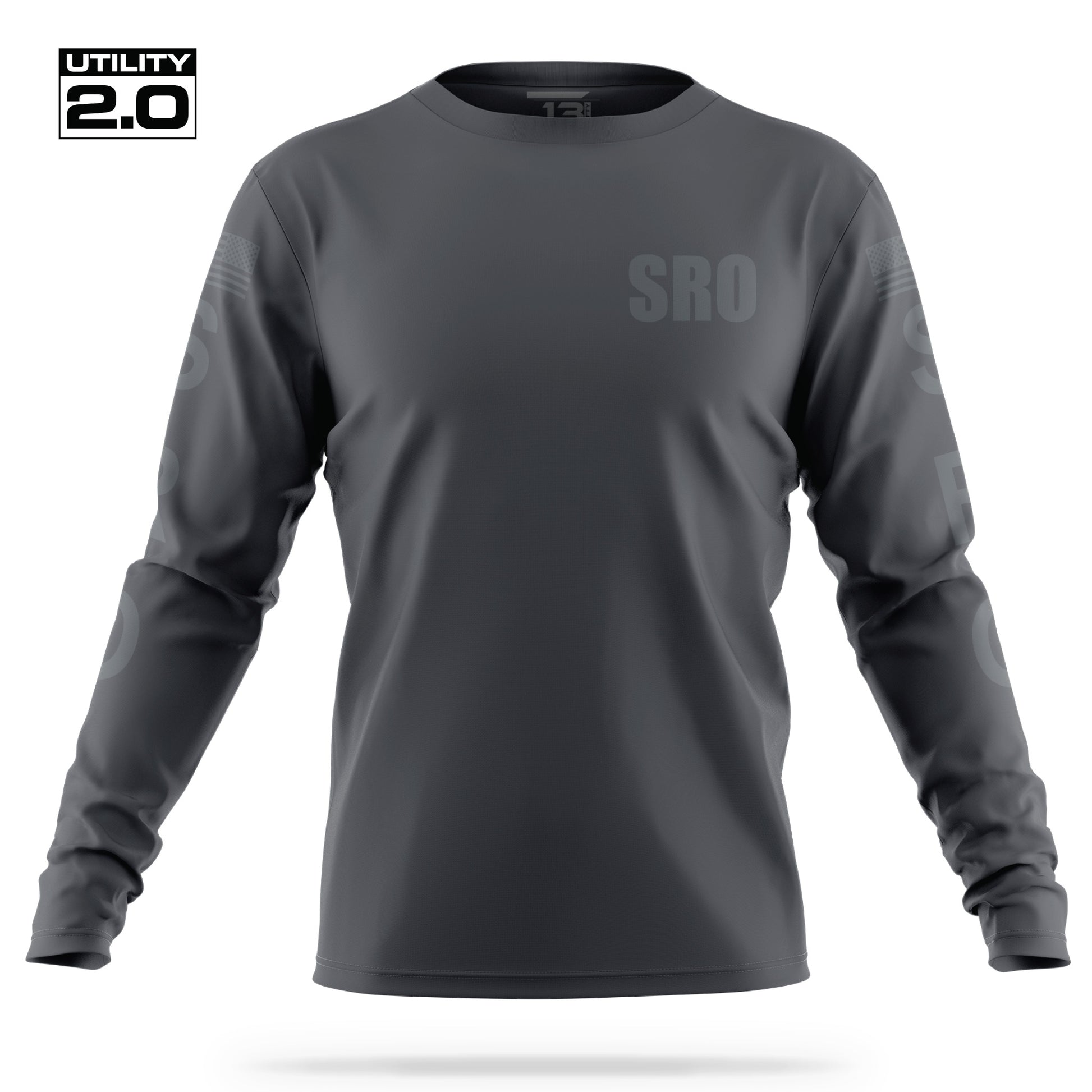 [SRO] Men's Utility 2.0 Long Sleeve [CHAR/GRY]-13 Fifty Apparel