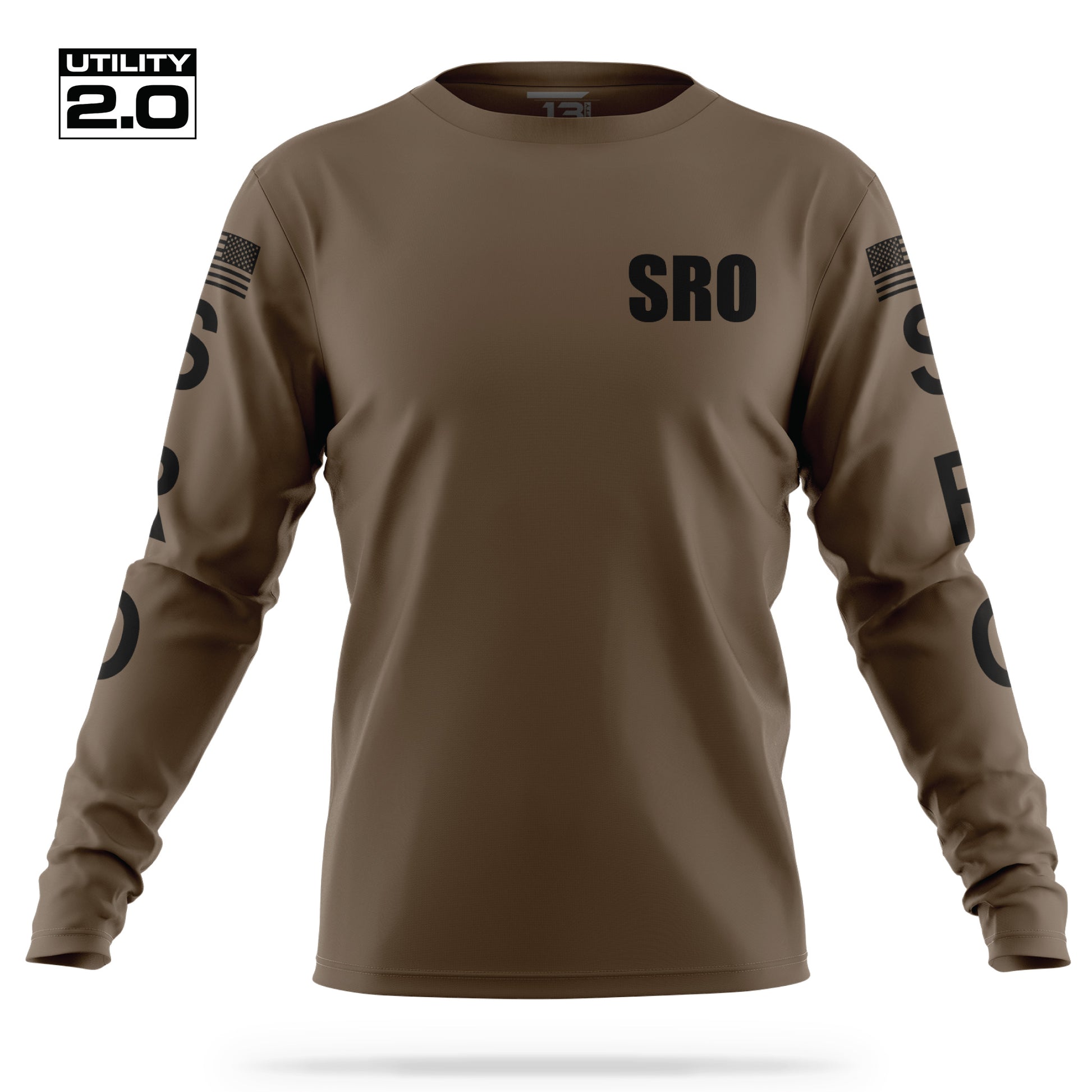 [SRO] Men's Utility 2.0 Long Sleeve [CIGA/BLK]-13 Fifty Apparel