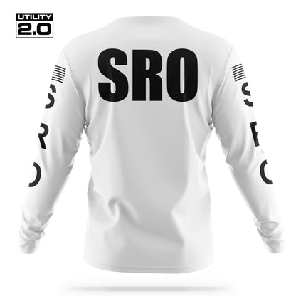 [SRO] Men's Utility 2.0 Long Sleeve [WHT/BLK]-13 Fifty Apparel