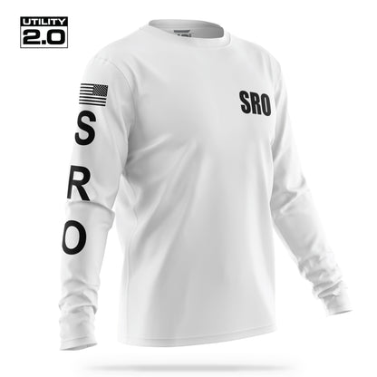 [SRO] Men's Utility 2.0 Long Sleeve [WHT/BLK]-13 Fifty Apparel