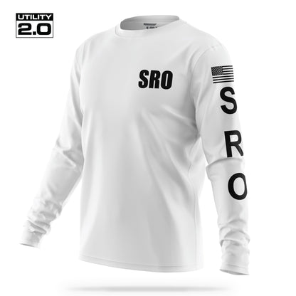 [SRO] Men's Utility 2.0 Long Sleeve [WHT/BLK]-13 Fifty Apparel