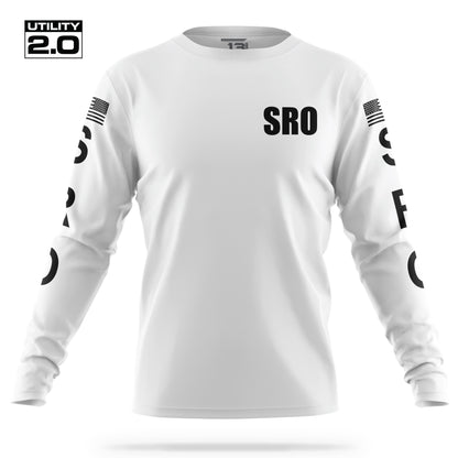 [SRO] Men's Utility 2.0 Long Sleeve [WHT/BLK]-13 Fifty Apparel