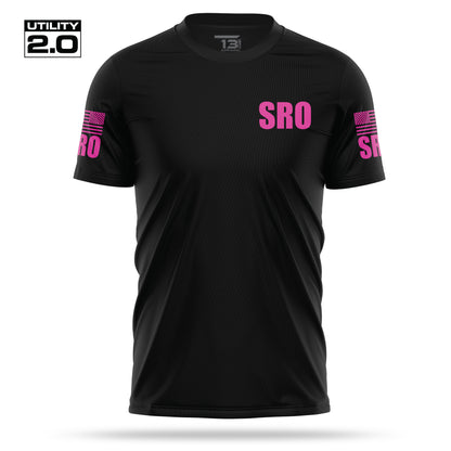 [SRO] Men's Utility 2.0 Short Sleeve [BLK/PNK] 13 Fifty Apparel 