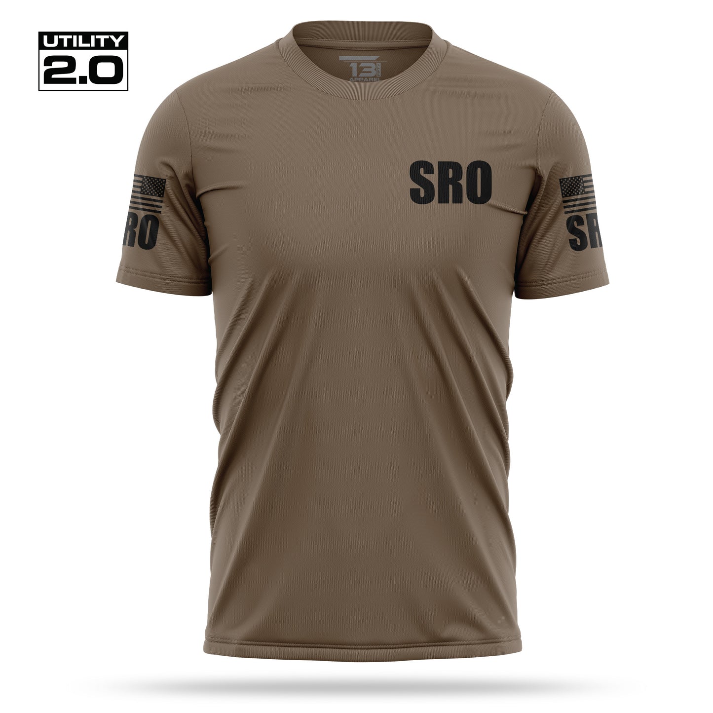 [SRO] Men's Utility 2.0 Short Sleeve [CIGA/BLK]-13 Fifty Apparel