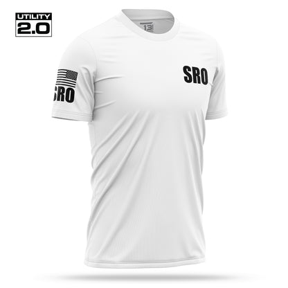 [SRO] Men's Utility 2.0 Short Sleeve [WHT/BLK]-13 Fifty Apparel