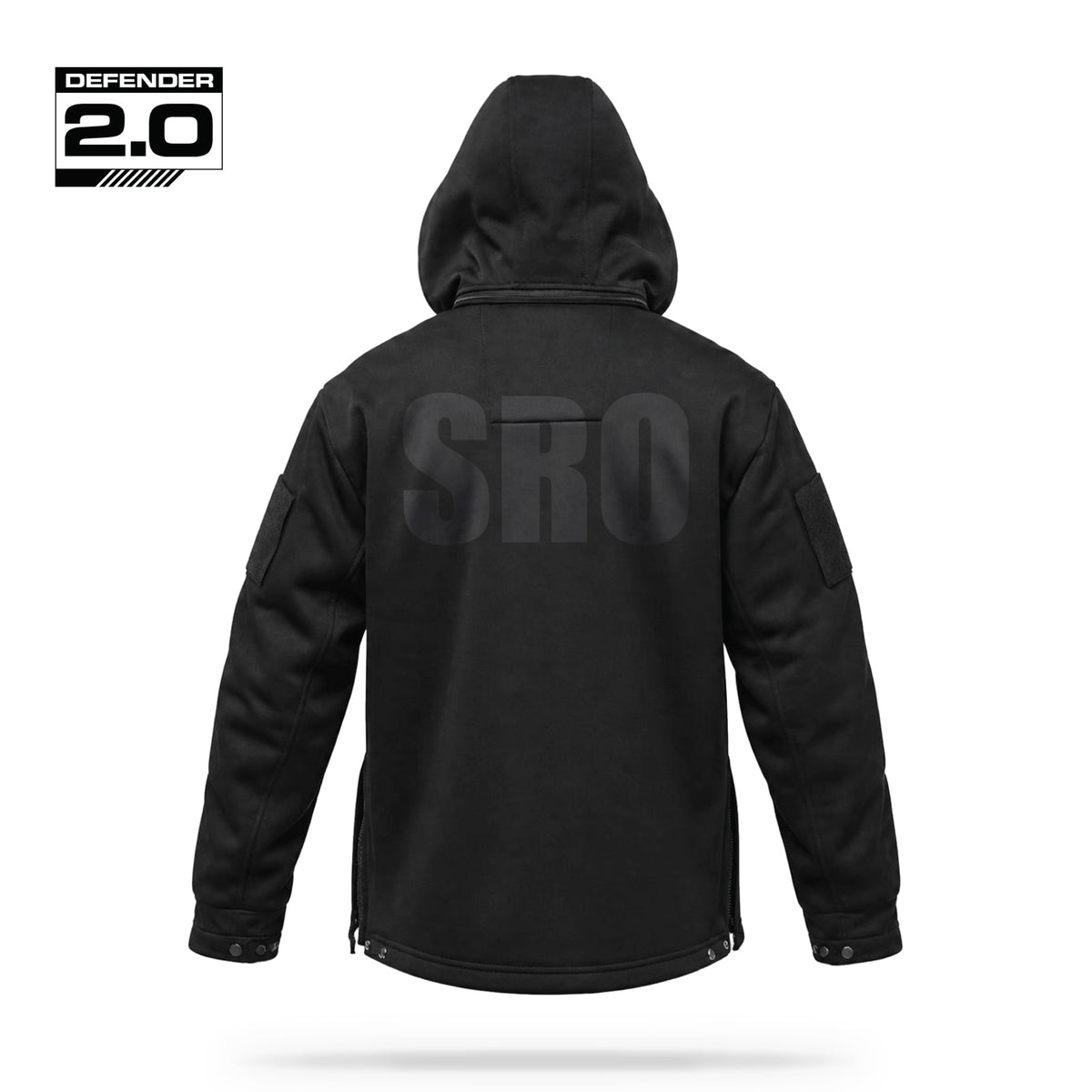 [SRO] Tactical Defender Jacket [BLK/BLK]-13 Fifty Apparel