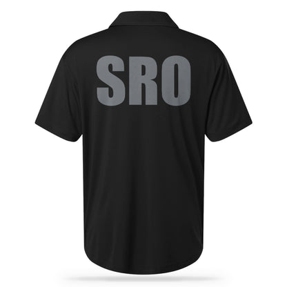 SRO UTILITY POLO BLK/GRY-13 Fifty Apparel