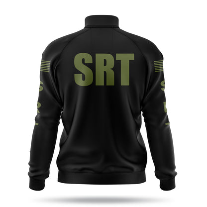 [SRT] Defender Jacket [BLK/GRN]-13 Fifty Apparel