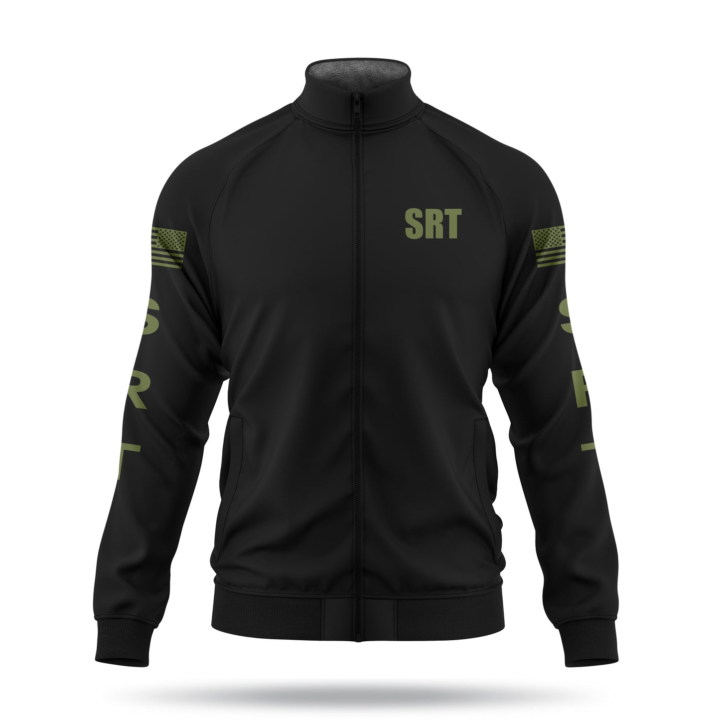[SRT] Defender Jacket [BLK/GRN]-13 Fifty Apparel