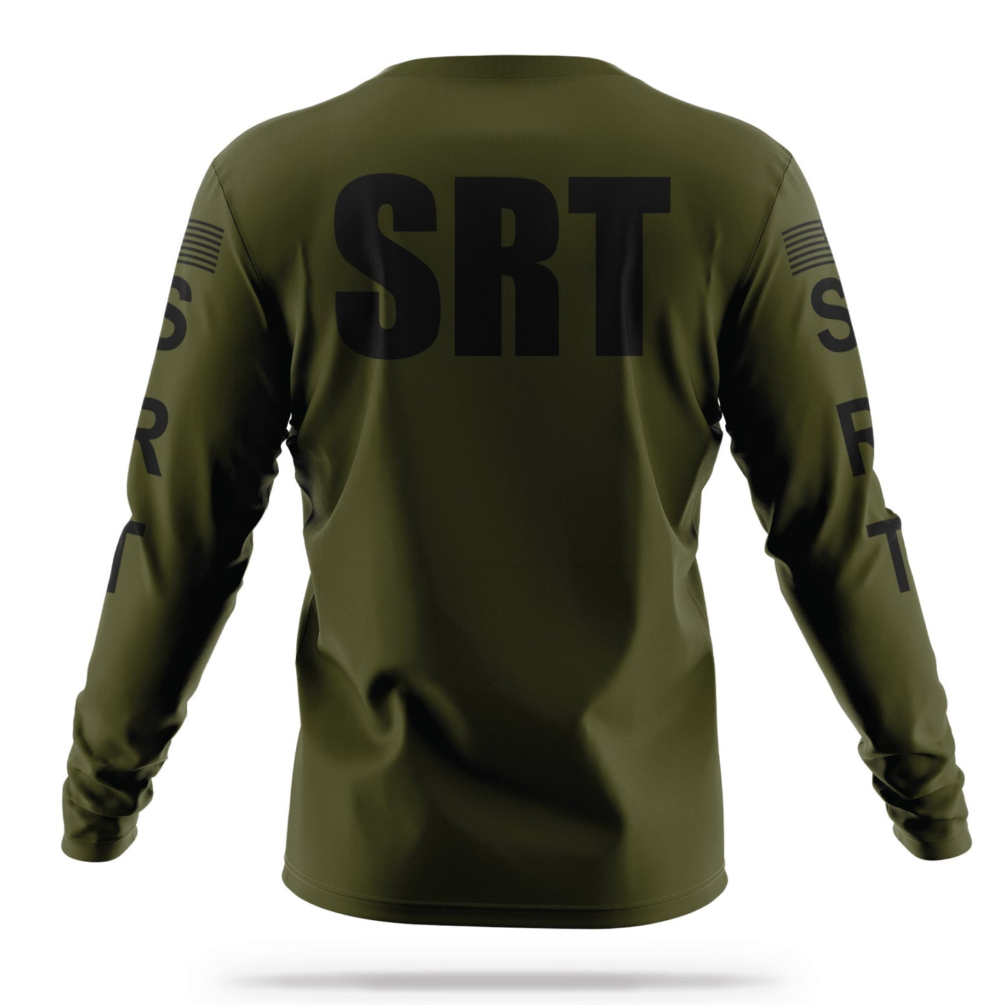 [SRT] Men's Performance Long Sleeve [GRN/BLK]-13 Fifty Apparel