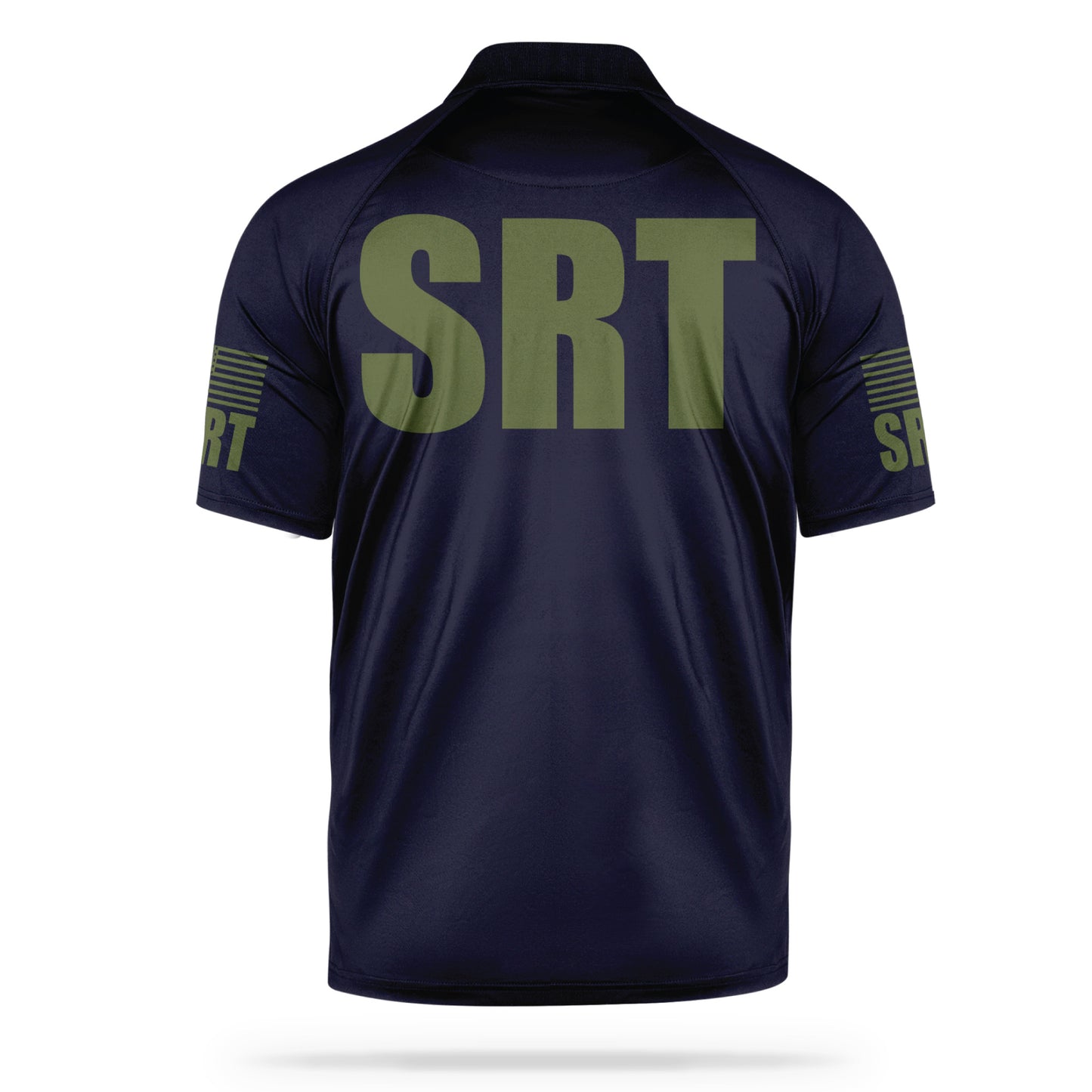 [SRT] Men's Performance Polo [NVY/GRN] 13 Fifty Apparel 