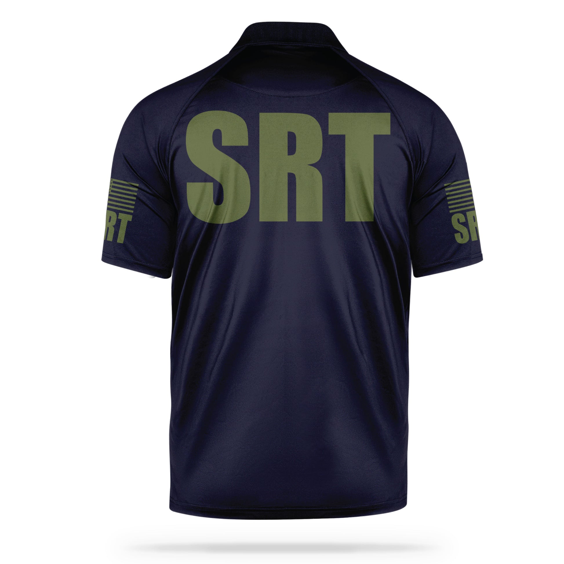 [SRT] Men's Performance Polo [NVY/GRN] 13 Fifty Apparel 