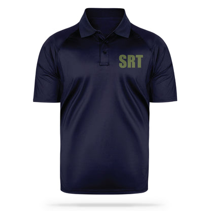 [SRT] Men's Performance Polo [NVY/GRN]-13 Fifty Apparel