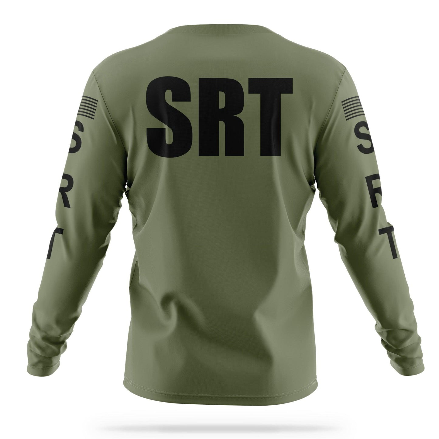 [SRT] Men's Utility Long Sleeve [GRN/BLK]-13 Fifty Apparel