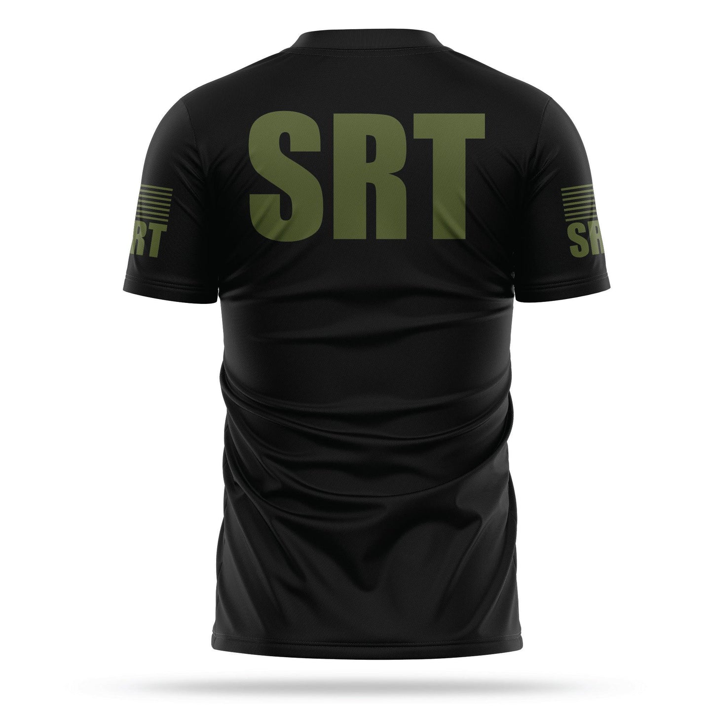 [SRT] Men's Utility Shirt [BLK/GRN]-13 Fifty Apparel