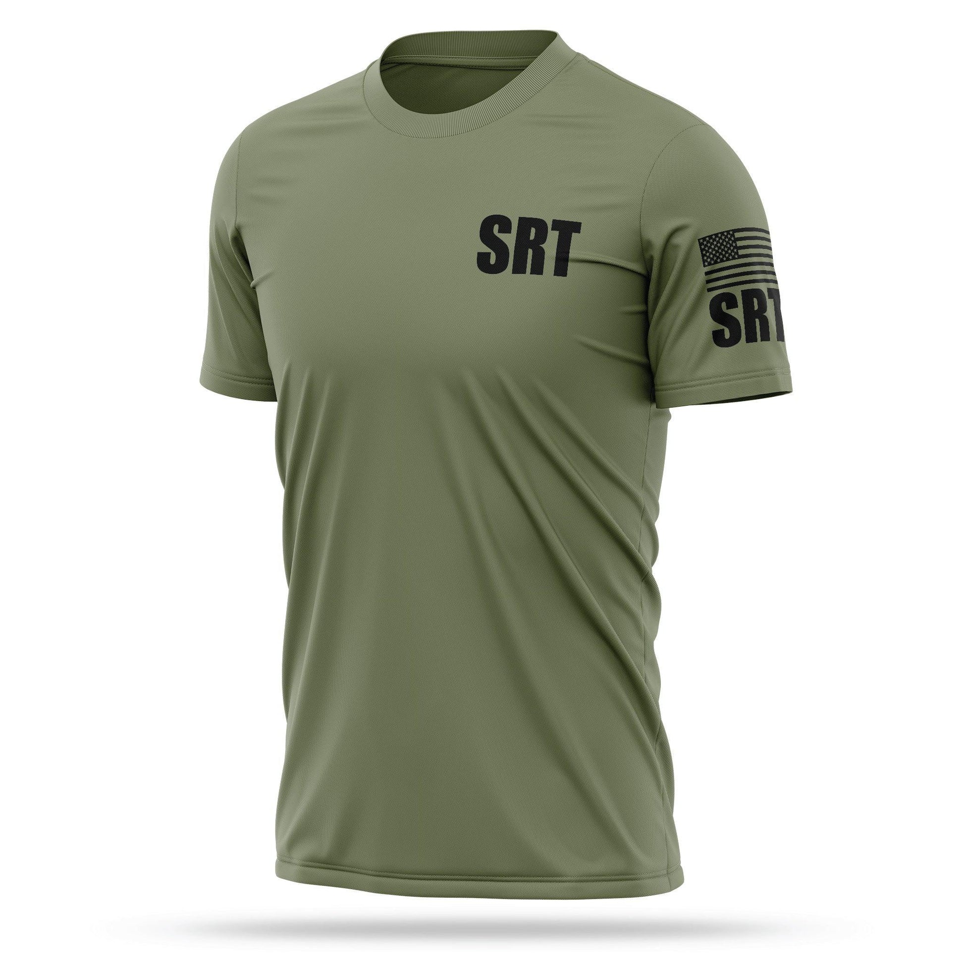 [SRT] Men's Utility Shirt [GRN/BLK]-13 Fifty Apparel