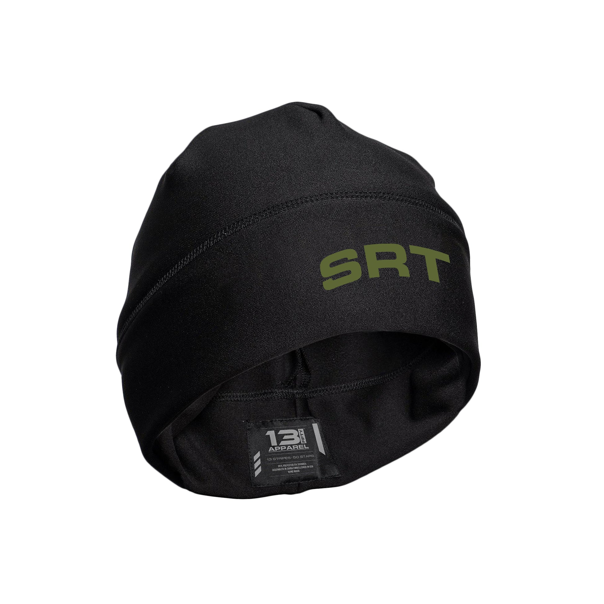 [SRT] Performance Beanie [BLK/GRN]-13 Fifty Apparel