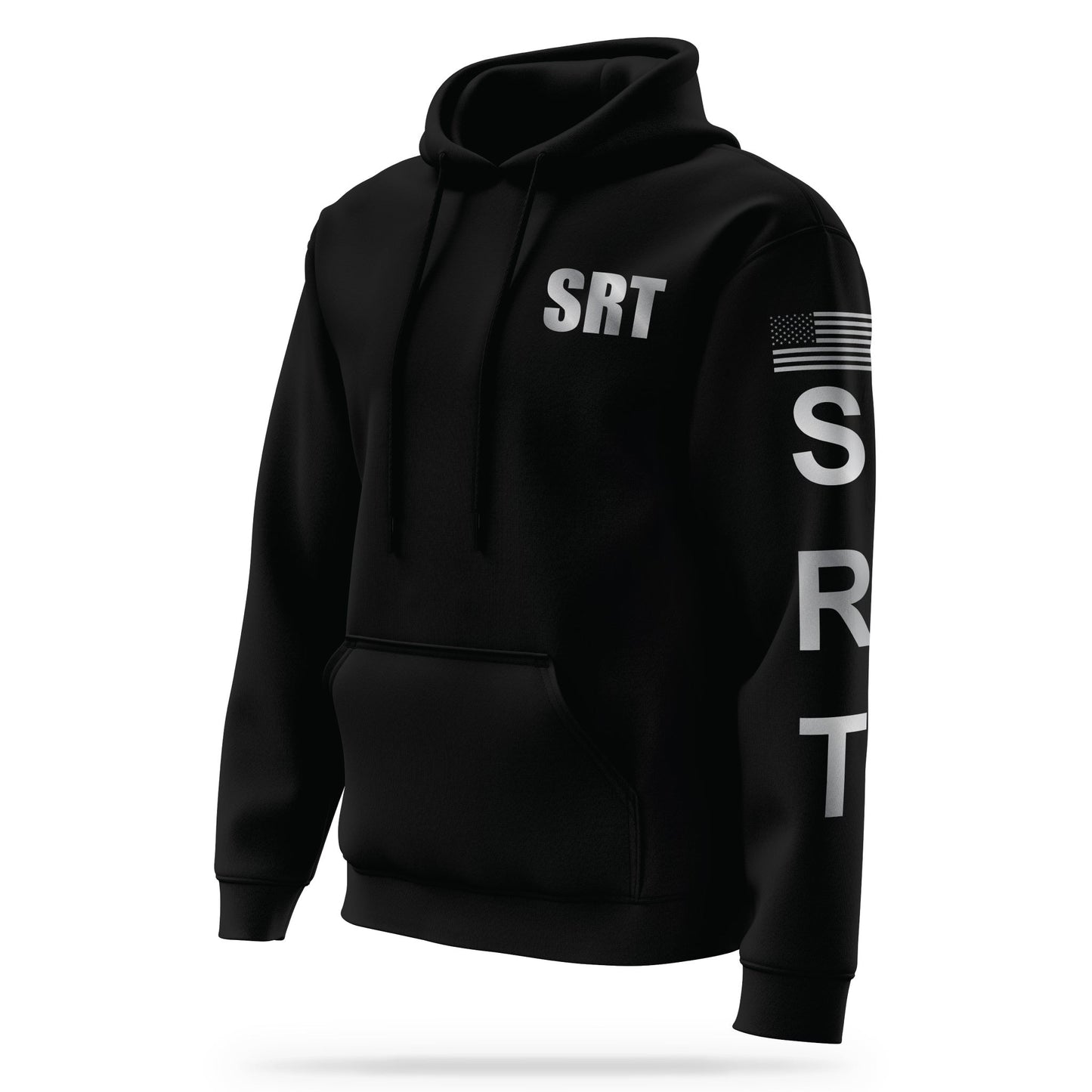 [SRT] Reflective Performance Hoodie 2.0 [BLK/REF]-13 Fifty Apparel