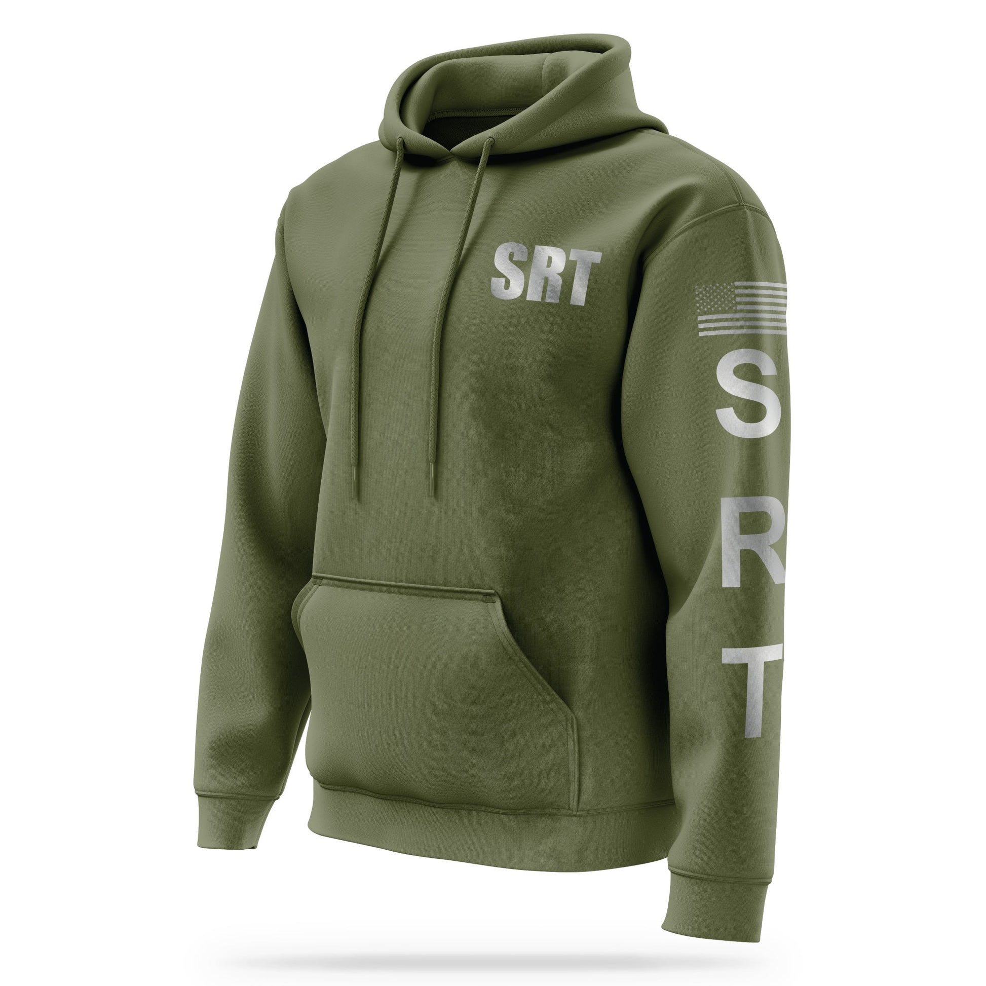 [SRT] Reflective Performance Hoodie 2.0 [GRN/REF]-13 Fifty Apparel