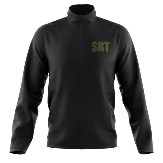 [SRT] Soft Shell Jacket [BLK/GRN]-13 Fifty Apparel