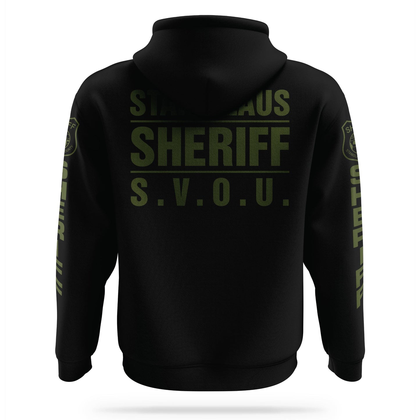 [STANISLAUS CO SO] SVOU Performance Hoodie 2.0 [BLK/GRN]-13 Fifty Apparel