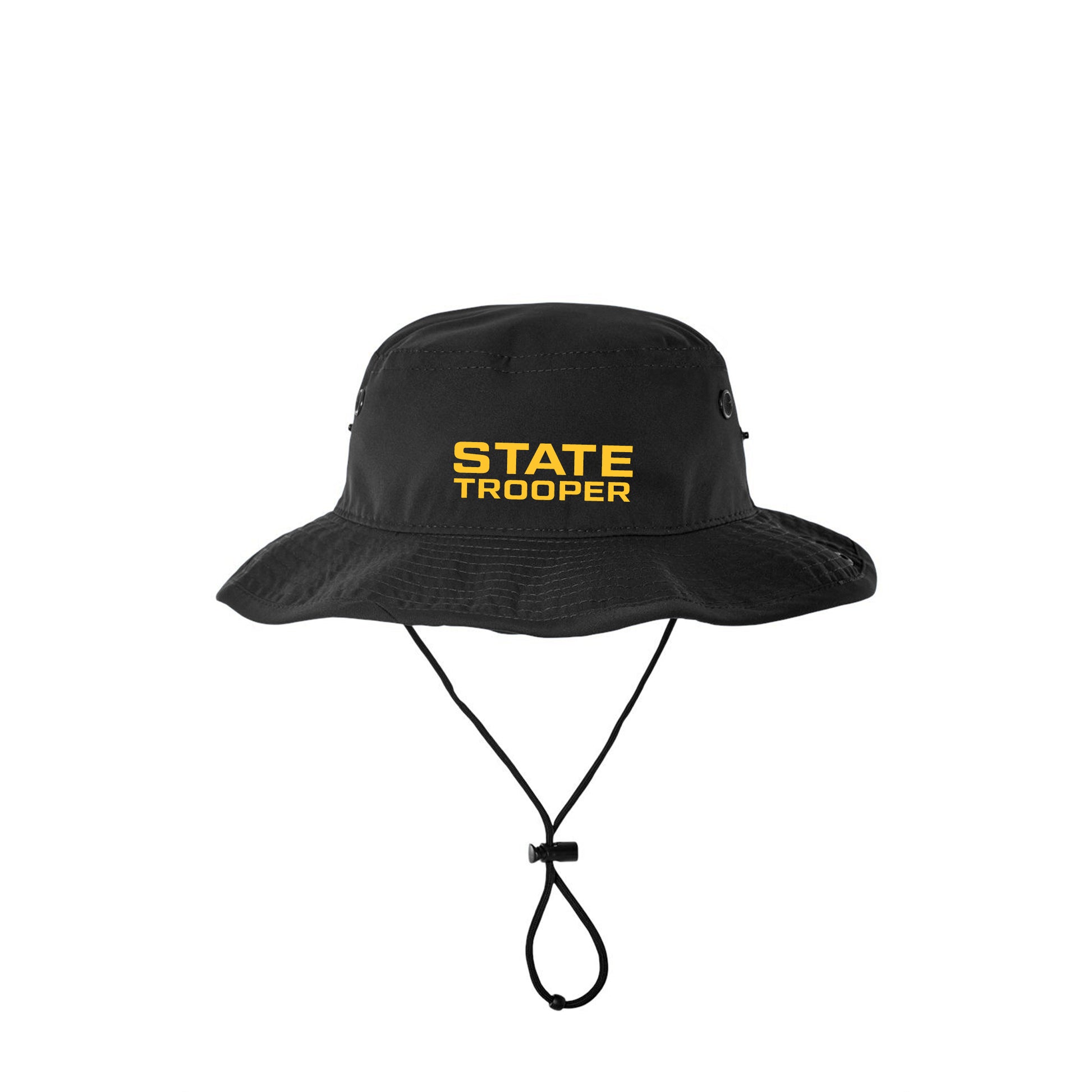 [STATE TROOPER] Boonie Hat [BLK/GLD]-13 Fifty Apparel