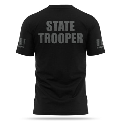 [STATE TROOPER] Cotton Blend Shirt [BLK/GRY]-13 Fifty Apparel