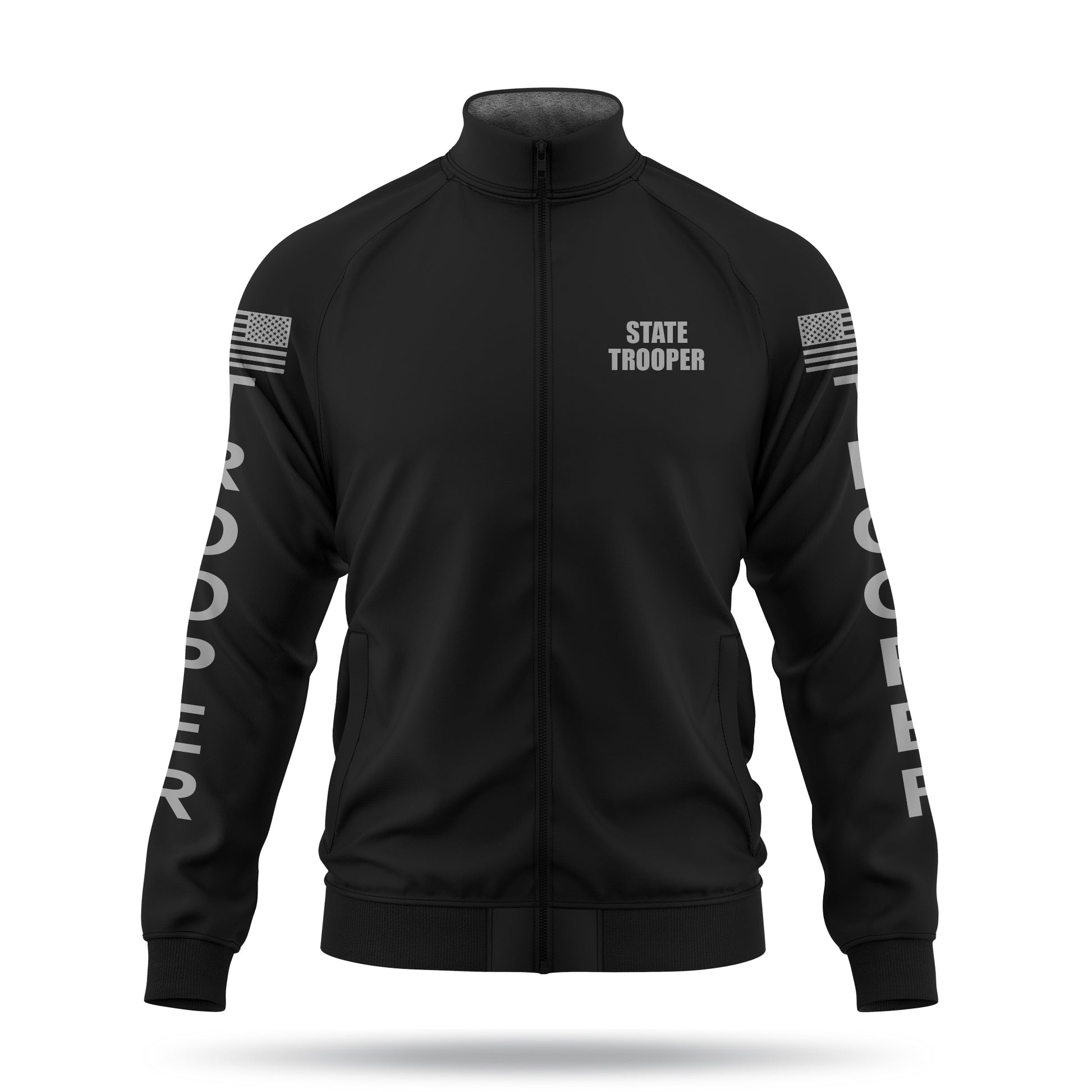 [STATE TROOPER] Defender Jacket [BLK/GRY]-13 Fifty Apparel