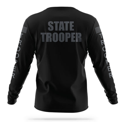 [STATE TROOPER] Men's Utility Long Sleeve [BLK/GRY]-13 Fifty Apparel