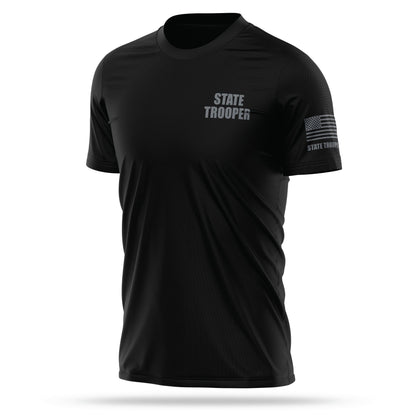 [STATE TROOPER] Men's Utility Shirt [BLK/GRY]-13 Fifty Apparel