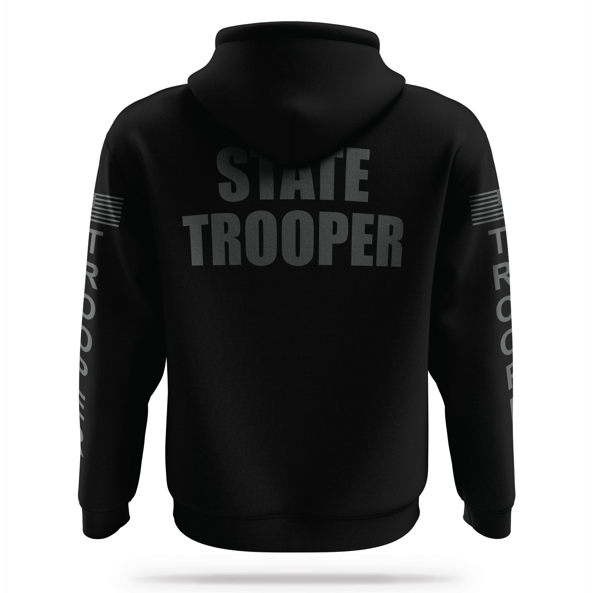 [STATE TROOPER] Performance Hoodie 2.0 [BLK/GRY]-13 Fifty Apparel
