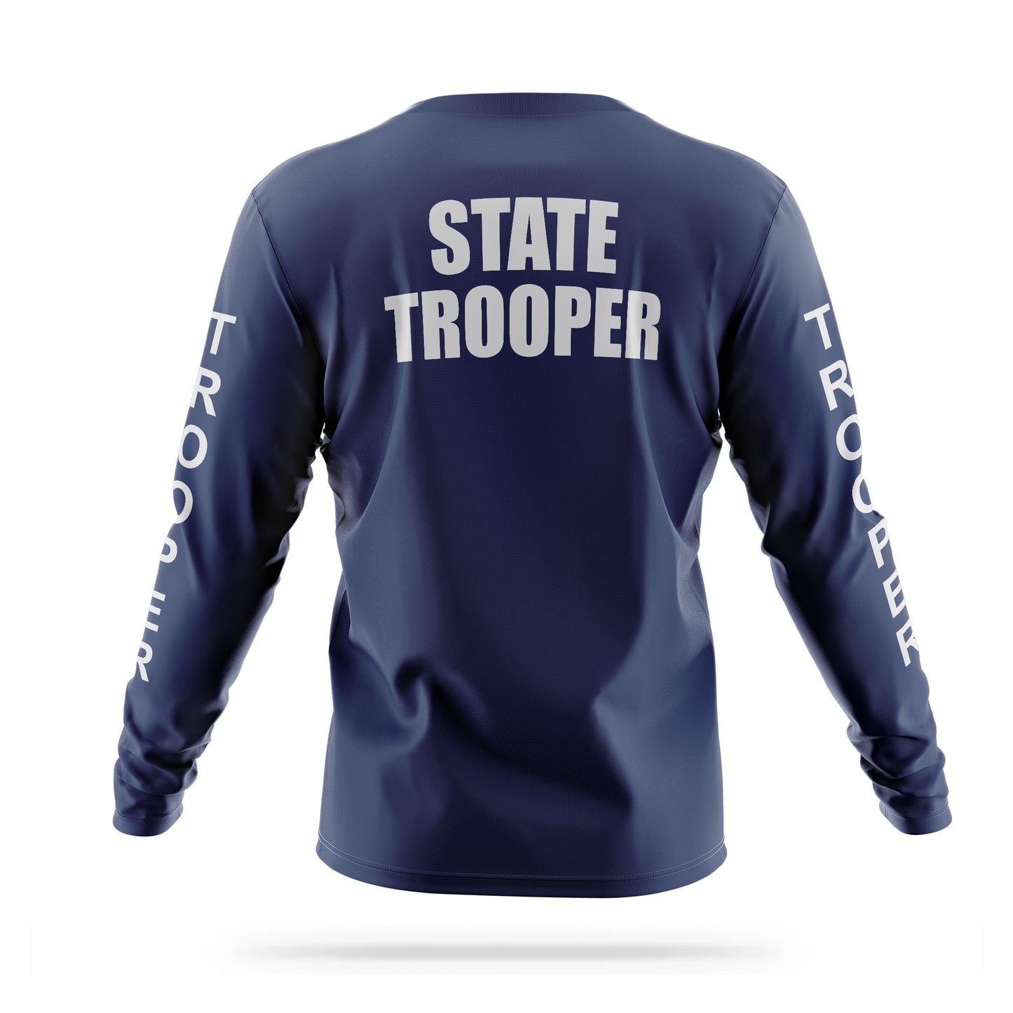 [STATE TROOPER] Reflective Men's Utility Long Sleeve [NVY/REF] 13 Fifty Apparel 