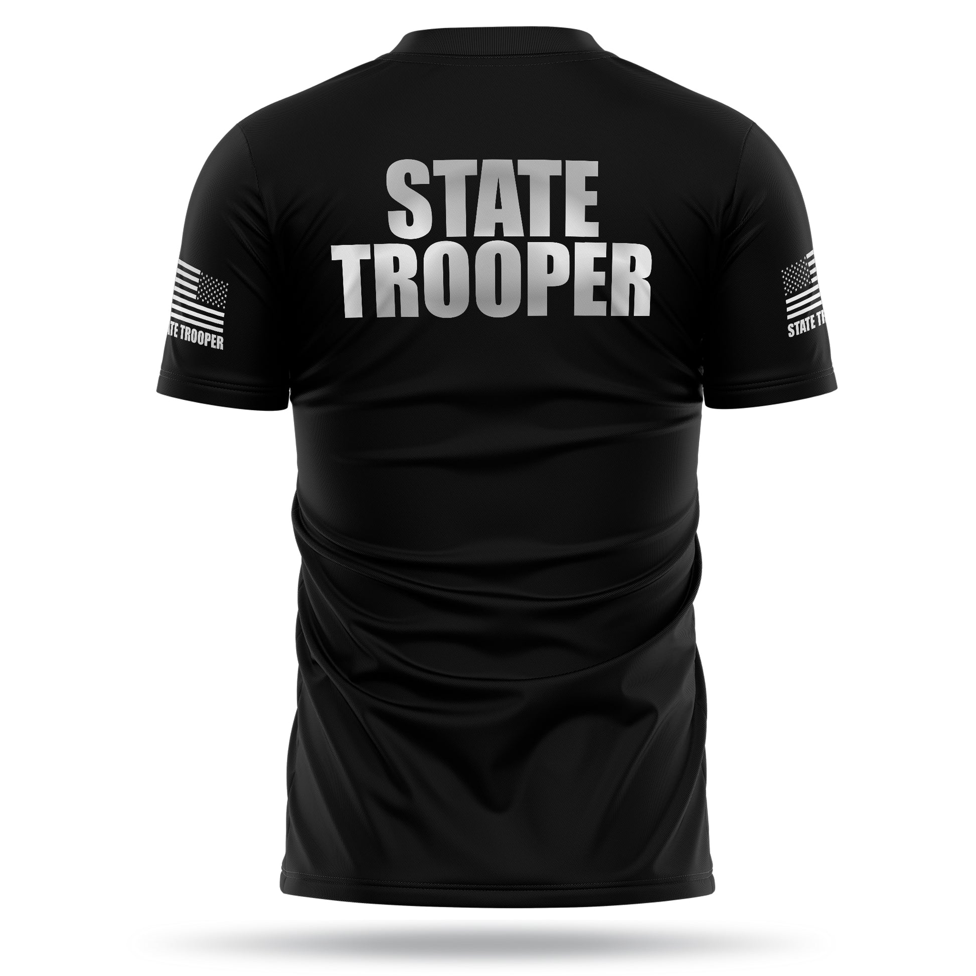 [STATE TROOPER] Reflective Men's Utility Shirt [BLK/REF]-13 Fifty Apparel