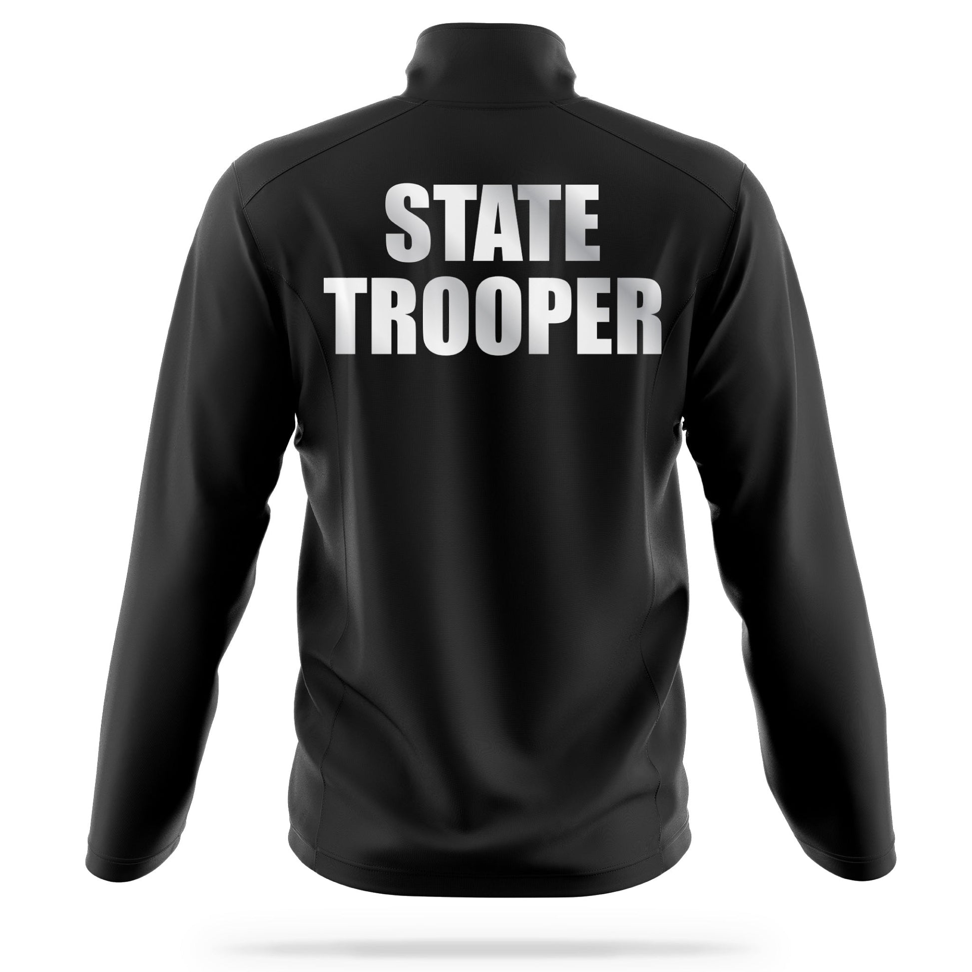 [STATE TROOPER] Reflective Soft Shell Jacket [BLK/REF]-13 Fifty Apparel