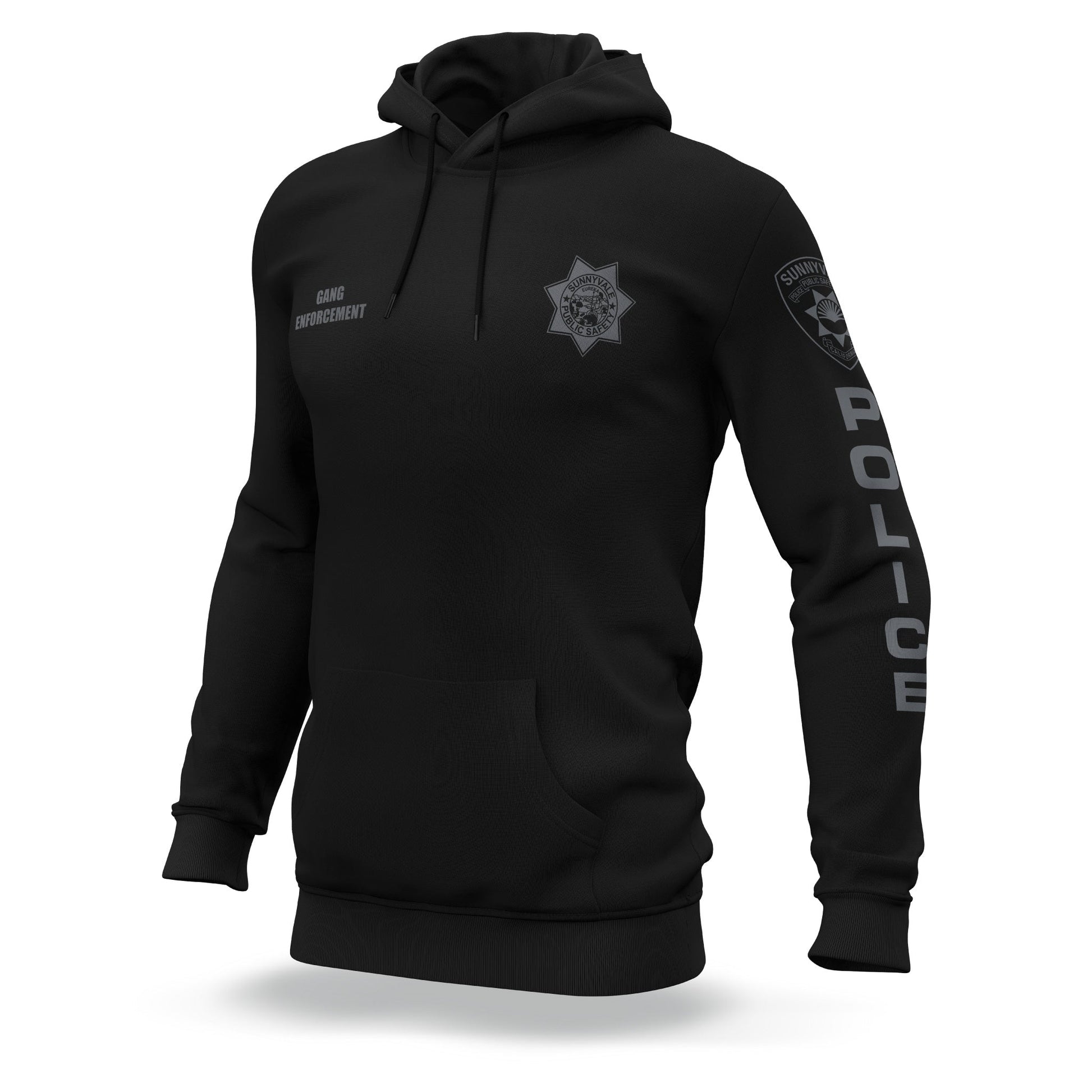 [SUNNYVALE DPS] Gang Enf Performance Hoodie [BLACK]-13 Fifty Apparel