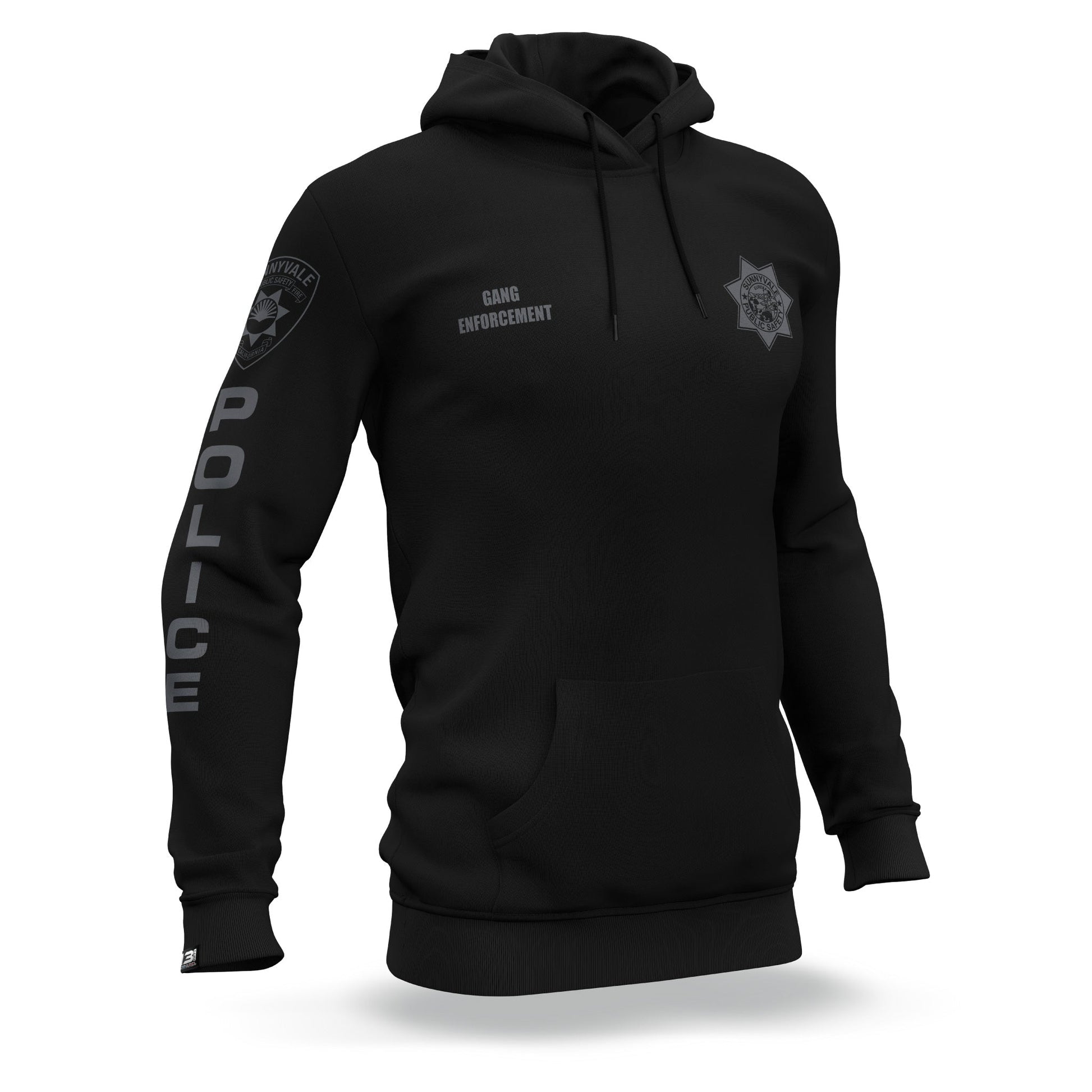 [SUNNYVALE DPS] Gang Enf Performance Hoodie [BLACK]-13 Fifty Apparel