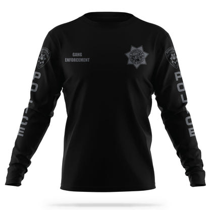 [SUNNYVALE DPS] Gang Enf Utility Long Sleeve Shirt [BLACK]-13 Fifty Apparel