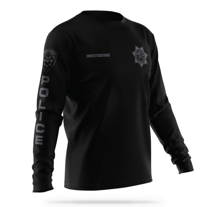 [SUNNYVALE DPS] Investigations Utility Long Sleeve Shirt [BLACK]-13 Fifty Apparel