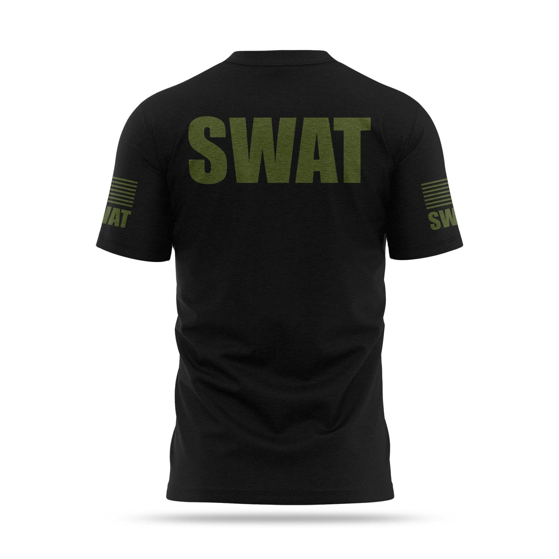 [SWAT] Cotton Blend Shirt [BLK/GRN]-13 Fifty Apparel