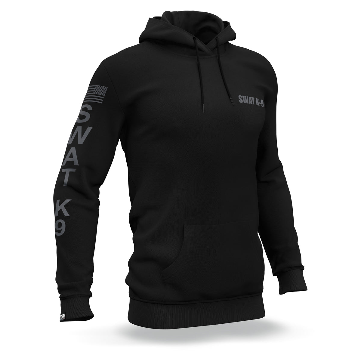 [SWAT K9] Performance Hoodie 2.0 [BLK/GRY]-13 Fifty Apparel