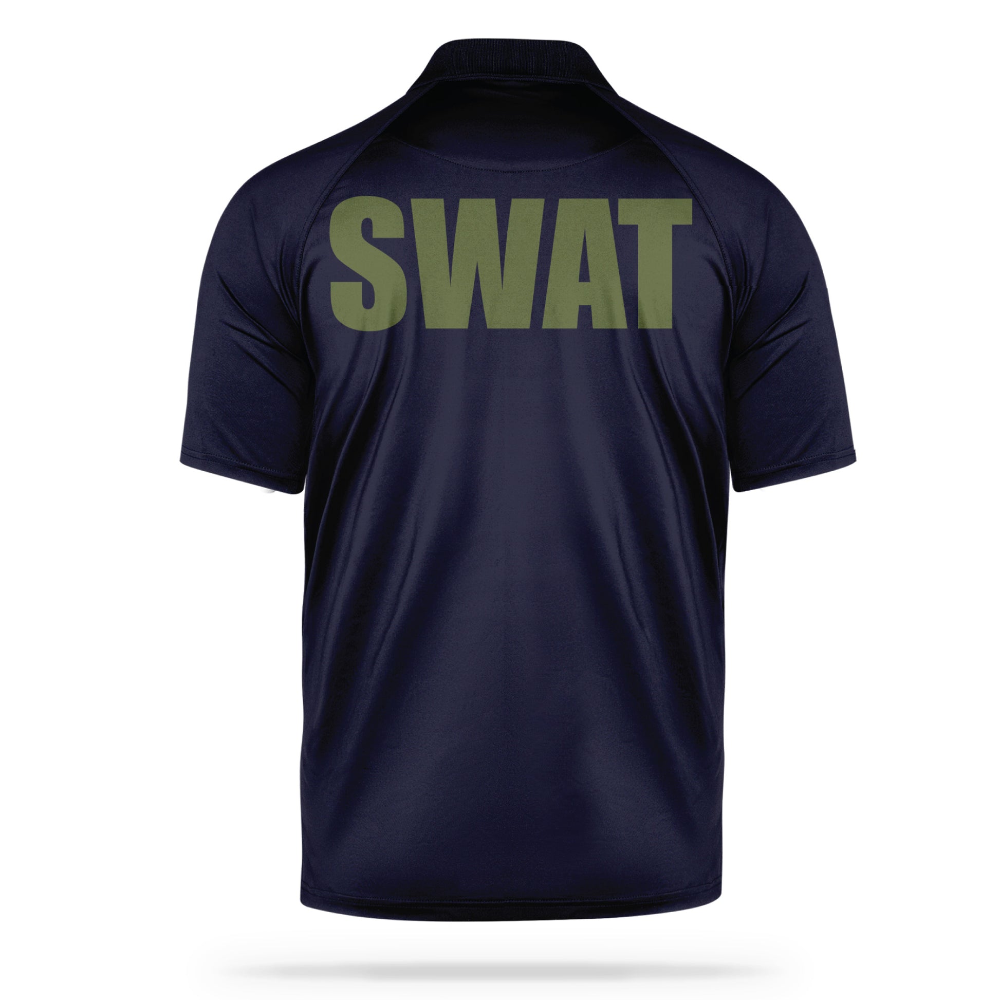 [SWAT] Men's Performance Polo [NVY/GRN]-13 Fifty Apparel