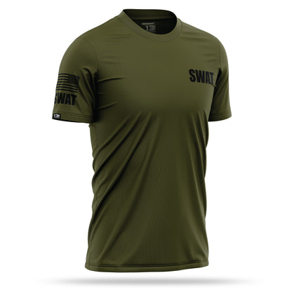 [SWAT] Men's Performance Shirt [GRN/BLK] 13 Fifty Apparel 