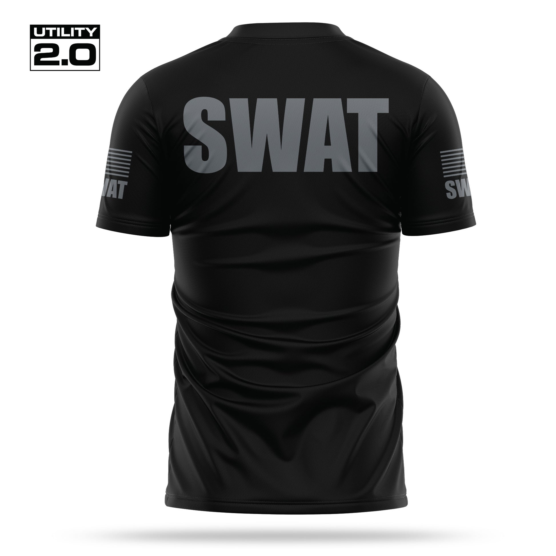 [SWAT] Men's Utility 2.0 Short Sleeve [BLK/GRY]-13 Fifty Apparel