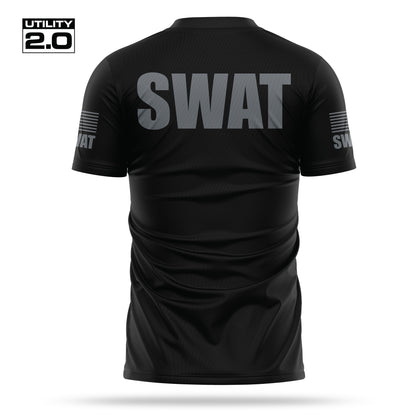 [SWAT] Men's Utility 2.0 Short Sleeve [BLK/GRY]-13 Fifty Apparel
