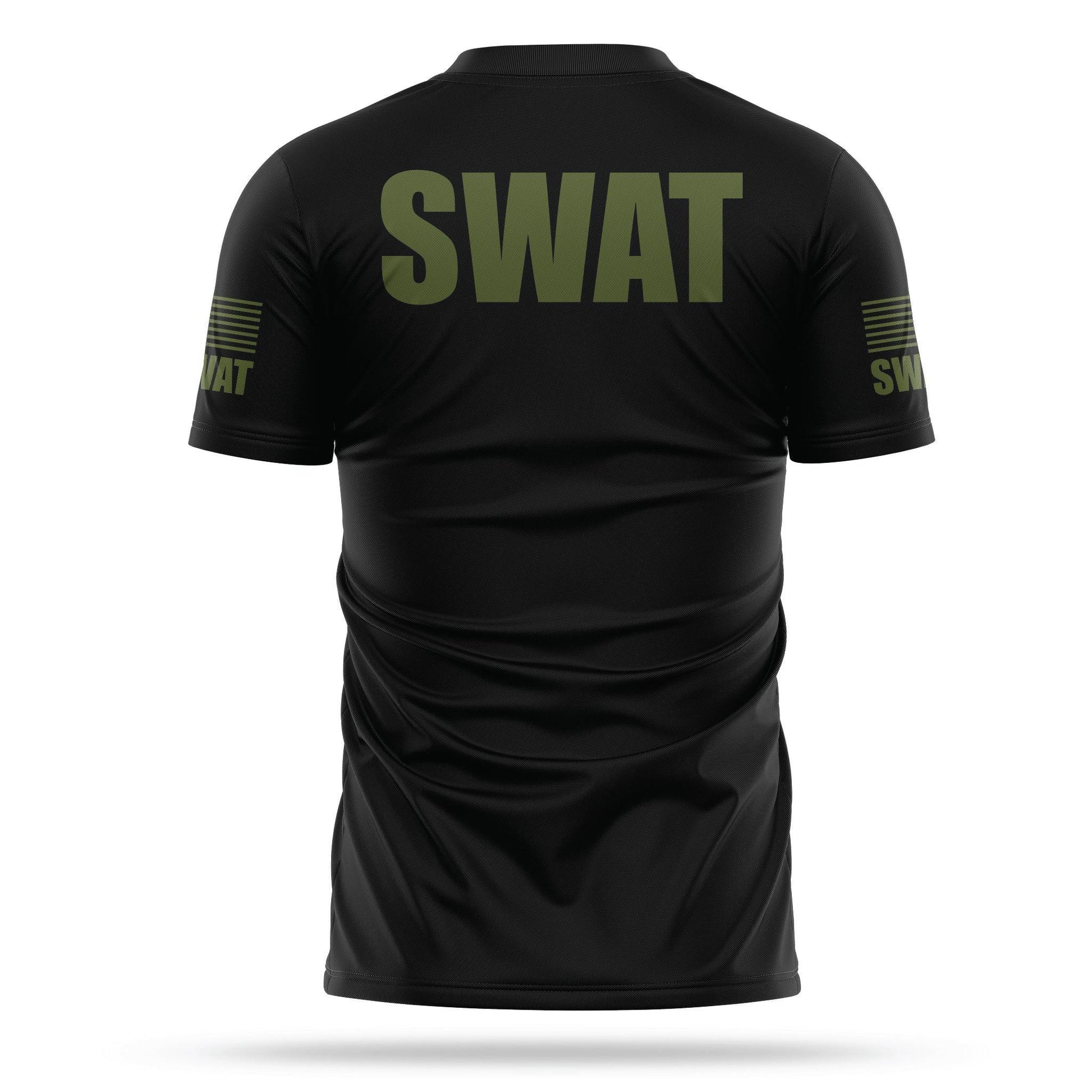 [SWAT] Men's Utility Shirt [BLK/GRN]-13 Fifty Apparel