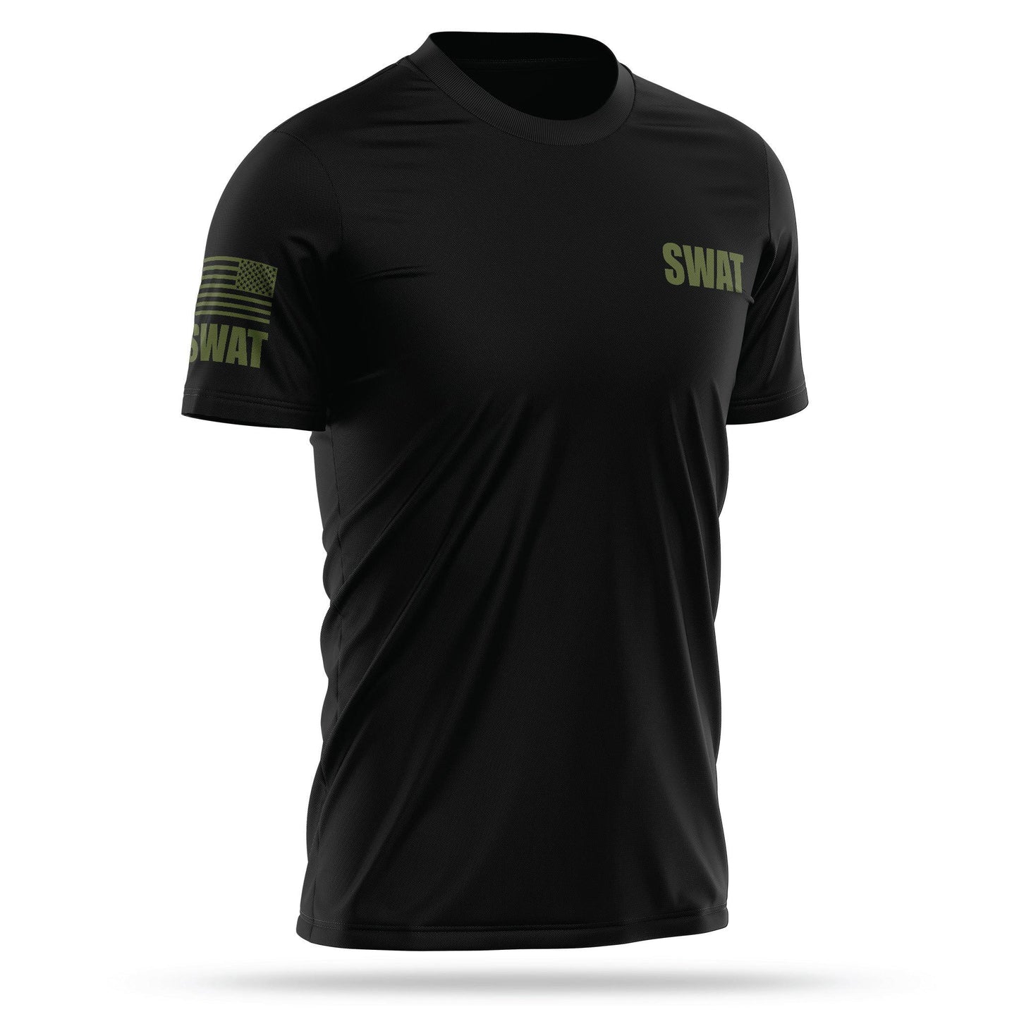 [SWAT] Men's Utility Shirt [BLK/GRN]-13 Fifty Apparel