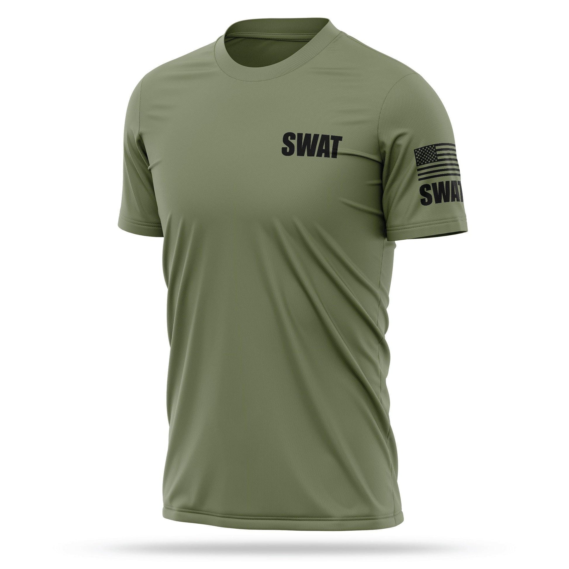 [SWAT] Men's Utility Shirt [GRN/BLK]-13 Fifty Apparel