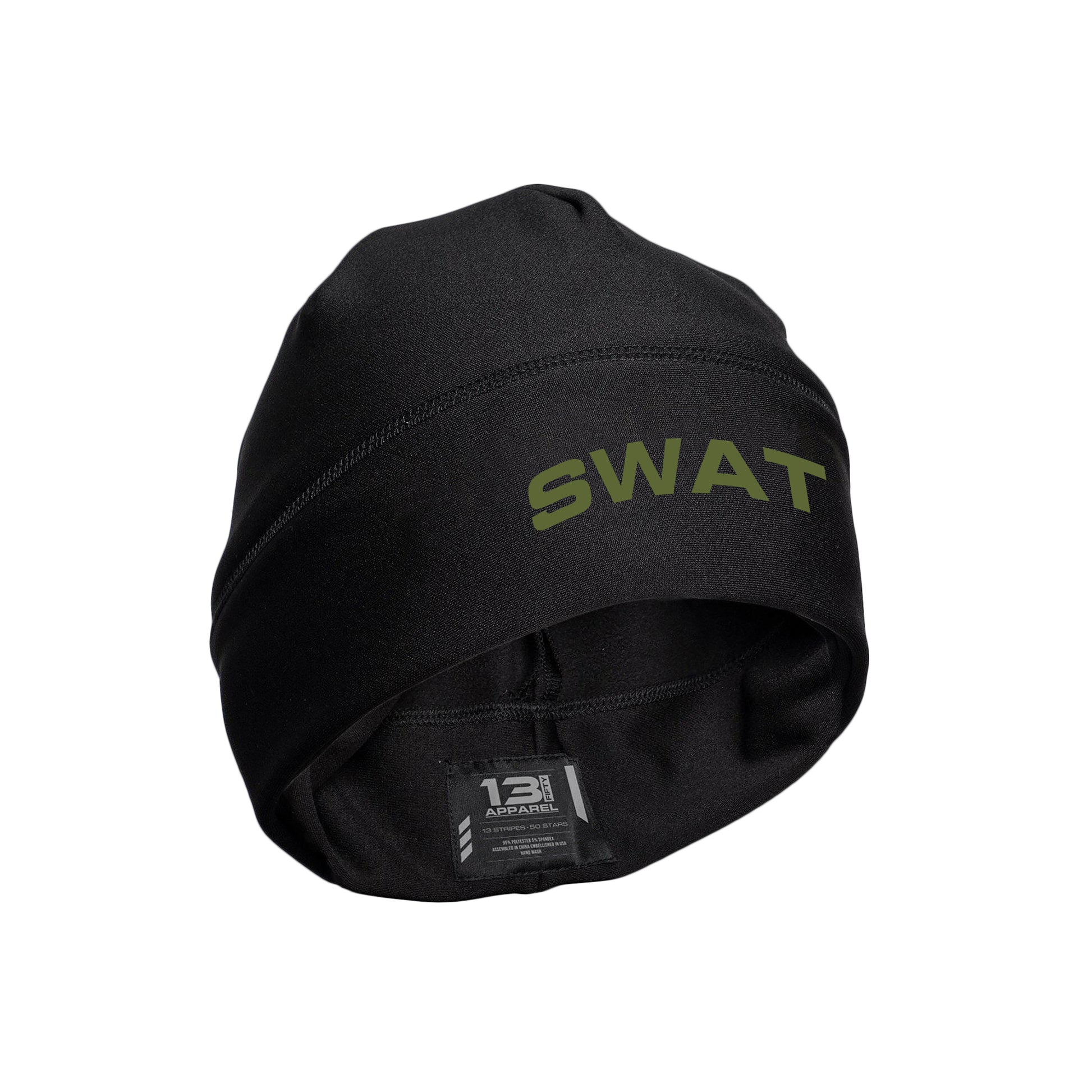 [SWAT] Performance Beanie [BLK/GRN]-13 Fifty Apparel