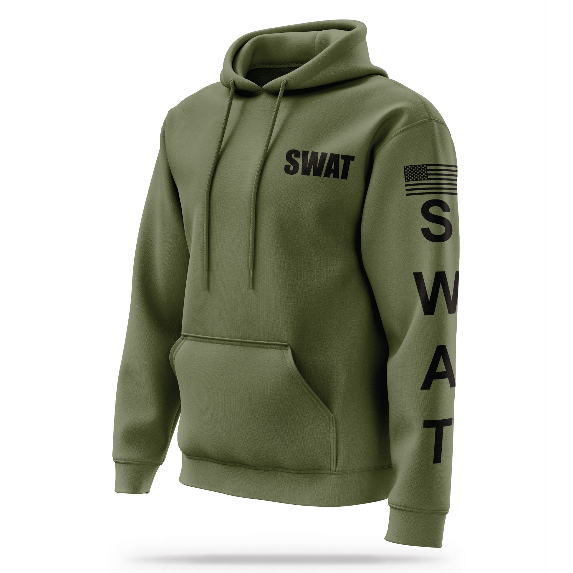 [SWAT] Performance Hoodie 2.0 [GRN/BLK]-13 Fifty Apparel